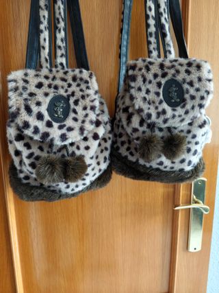 2 Bolsos Mochila Animal Print - Nuevos con etiquet