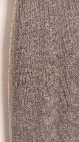 Conjunto Zara punto falda y jersey gris