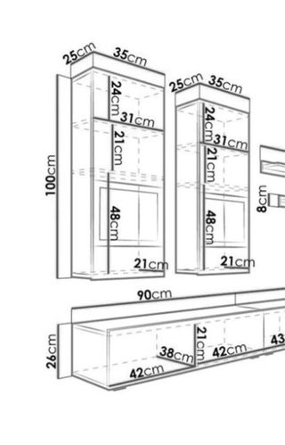 Mueble TV Serodeu Blanco