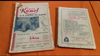 Lote 2 revistas 1902 La MILLONA y MORENA CLARA