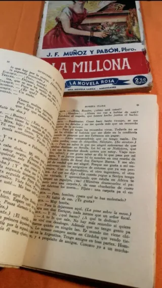 Lote 2 revistas 1902 La MILLONA y MORENA CLARA