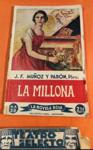 Lote 2 revistas 1902 La MILLONA y MORENA CLARA
