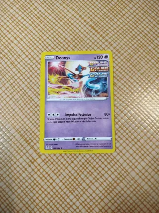 Carta Pokémon Deoxys Golpe Fusión