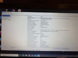 Portátil ASUS i7 SSD 8GB RAM