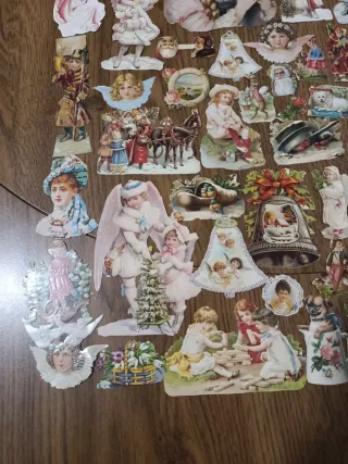 Lote cromos troquelados alemanes vintage