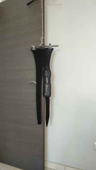 Collant microrete con ovali tg S