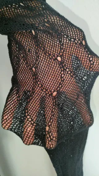 Collant microrete con ovali tg S