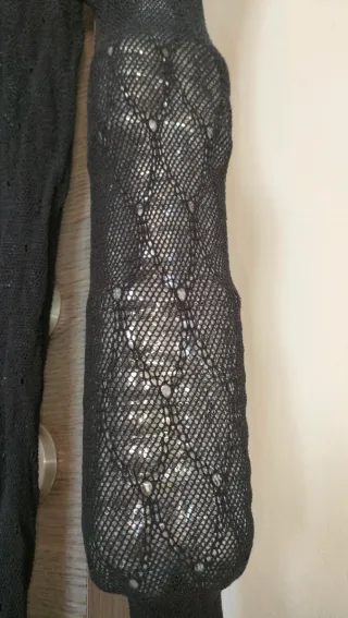 Collant microrete con ovali tg S