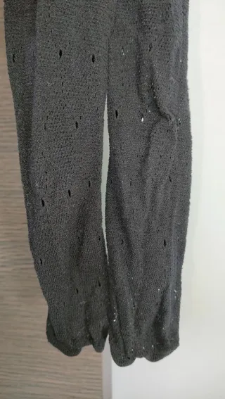 Collant microrete con ovali tg S