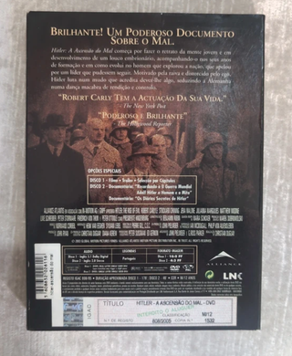 DVD Hitler A Ascensão do Mal Edição Especial