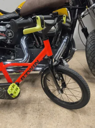 Bicicleta Infantil B TWIN Roja 16"