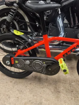 Bicicleta Infantil B TWIN Roja 16"