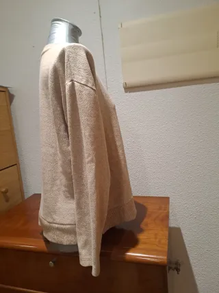 Jersey Stradivarius Beige Mujer