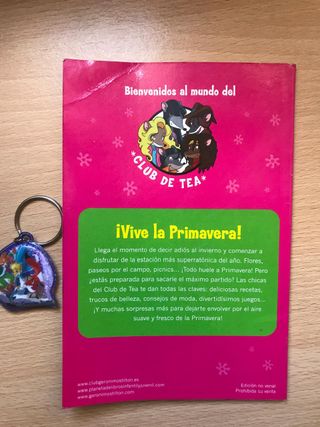 Diario A 10 patas, Tea Stilton, libro y llavero