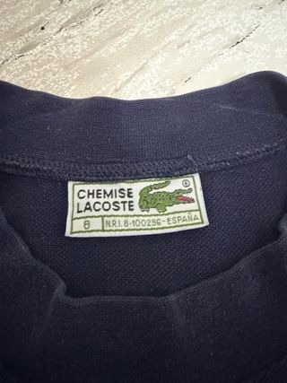 Camiseta Lacoste Azul Marino Talla M
