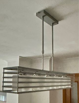 Lámpara de techo moderna gris