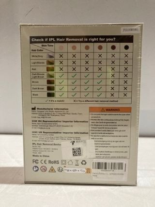 Depiladora IPL con Refrigeración