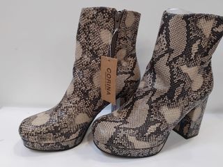 Botines estampado serpiente nuevas Corina