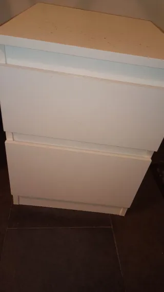 Comodino Kullen IKEA Bianca