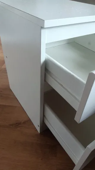 Comodino Kullen IKEA Bianca