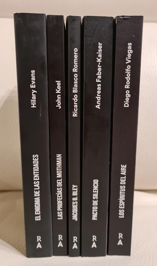 5 LIBROS DE UFOLOGIA - EDICIONES ANÓMALAS - OVNIS