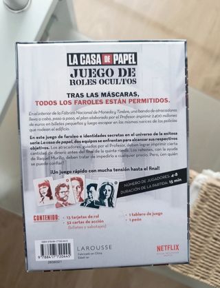 Juego de mesa La Casa de Papel