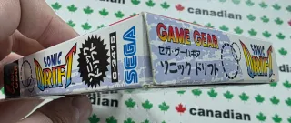 Sonic Drift Game Gear Sega (JP)