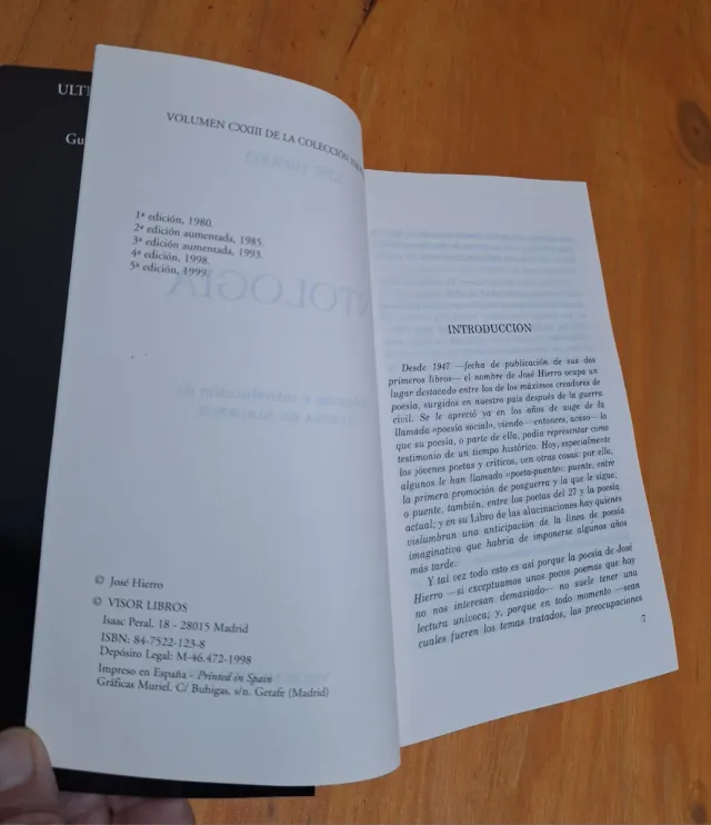 Antología, José Hierro