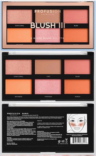 Profusion Blush III Paleta de 6 Sombras