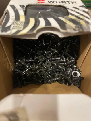 Tornillo Zebra Cabeza Extraplana Negro