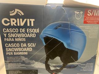 Casco esquí infantil Crivit azul