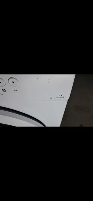 Lavadora Blanca 6kg 45 fondo