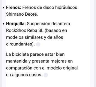 Bicicleta Trek Montaña Blanca