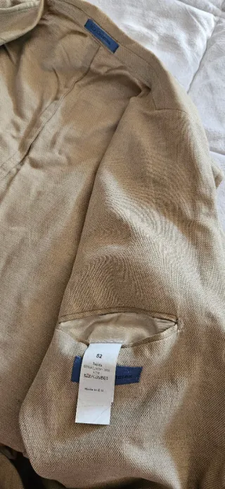 Chaqueta Hermes Govantes Beige Hombre