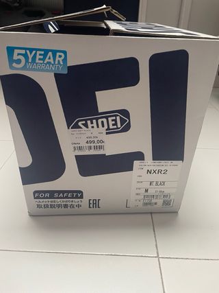 Casco Shoei NXR2 Negro Mate Talla M