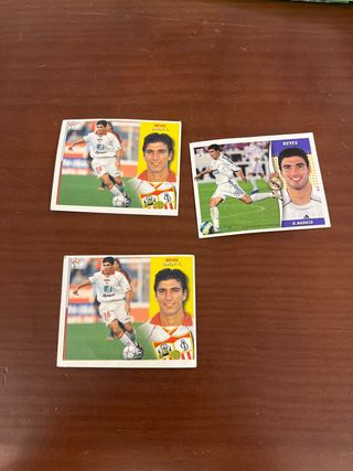 Lote 3 Cromos Reyes Real Madrid y Sevilla
