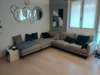 Divano Angolare Tiny Samoa Grigio