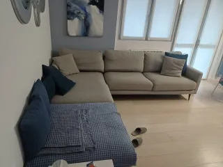 Divano Angolare Tiny Samoa Grigio