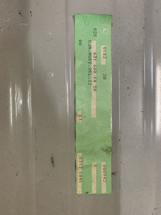 Pase Rueda Mercedes MB100 NUEVO ORIGINAL