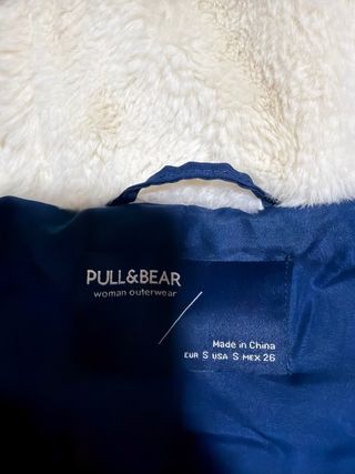 Abrigo corto pelo blanco