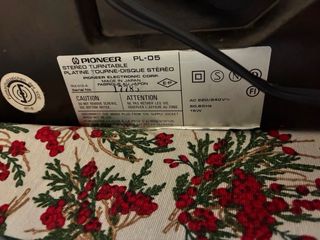 Tocadiscos Pioneer PL-05 Negro/Gris