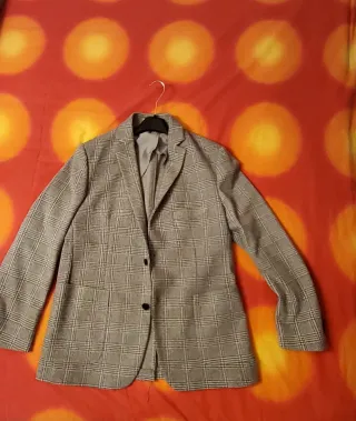 Giacca uomo a quadri taglia 56
