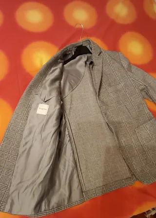 Giacca uomo a quadri taglia 56