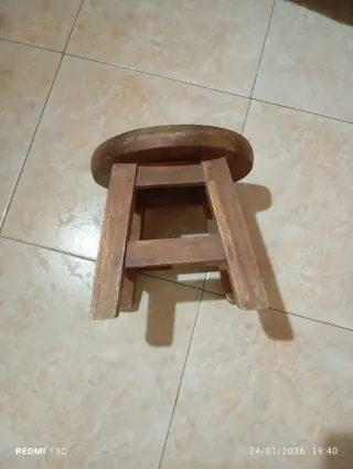 Sgabellino in legno Minnie Mouse