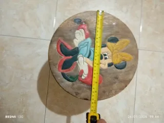 Sgabellino in legno Minnie Mouse