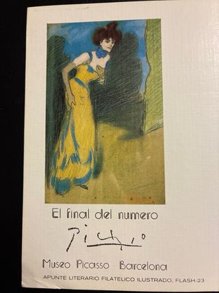 Postal Picasso Museo Picasso Barcelona