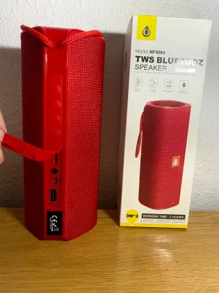 Altavoz Bluetooth TWS NF4064 Rojo