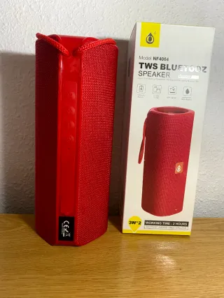 Altavoz Bluetooth TWS NF4064 Rojo