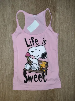 Camiseta"Snoopy"con etiqueta