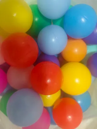 180 bolas de Piscina Multicolor